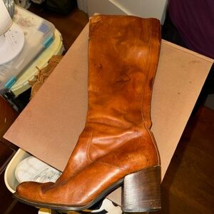 Vera Gomma size 5 Women's Tan Leather Boots